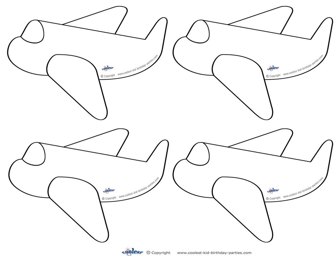 Airplane Templates. Free Airplane Powerpoint Template. Air Travel - Free Printable Airplane Template