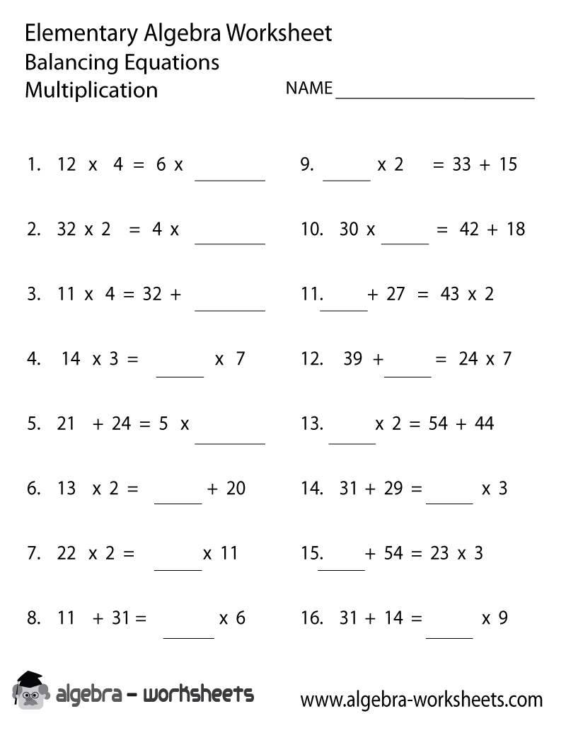 Algebra Equations Worksheets 9Th Grade - Free Worksheets Library - 9Th Grade Algebra Worksheets Free Printable