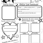 All About Me {Free Spanish Printable} | Discovering The World   Free Printable All About Me Poster