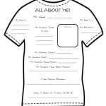 All About Me Template Worksheet | 1St Days Of School | All About Me   Free Printable All About Me Poster