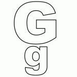 Alphabet Letter G Coloring Page   A Free English Coloring Printable   Free Printable Alphabet Letters To Color
