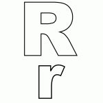 Alphabet Letter R Coloring Page   A Free English Coloring Printable   Free Printable Alphabet Letters Coloring Pages