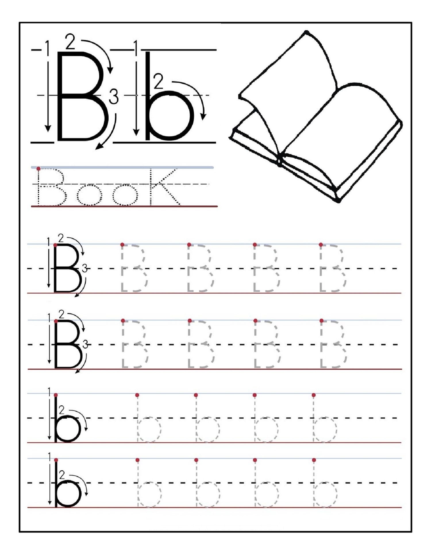 Letters Tracing Worksheets Free
