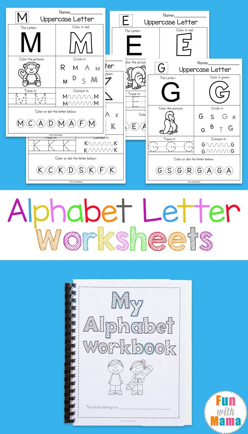 Alphabet Worksheets | Free Printables | Letter Worksheets, Alphabet - Free Printable Alphabet Worksheets