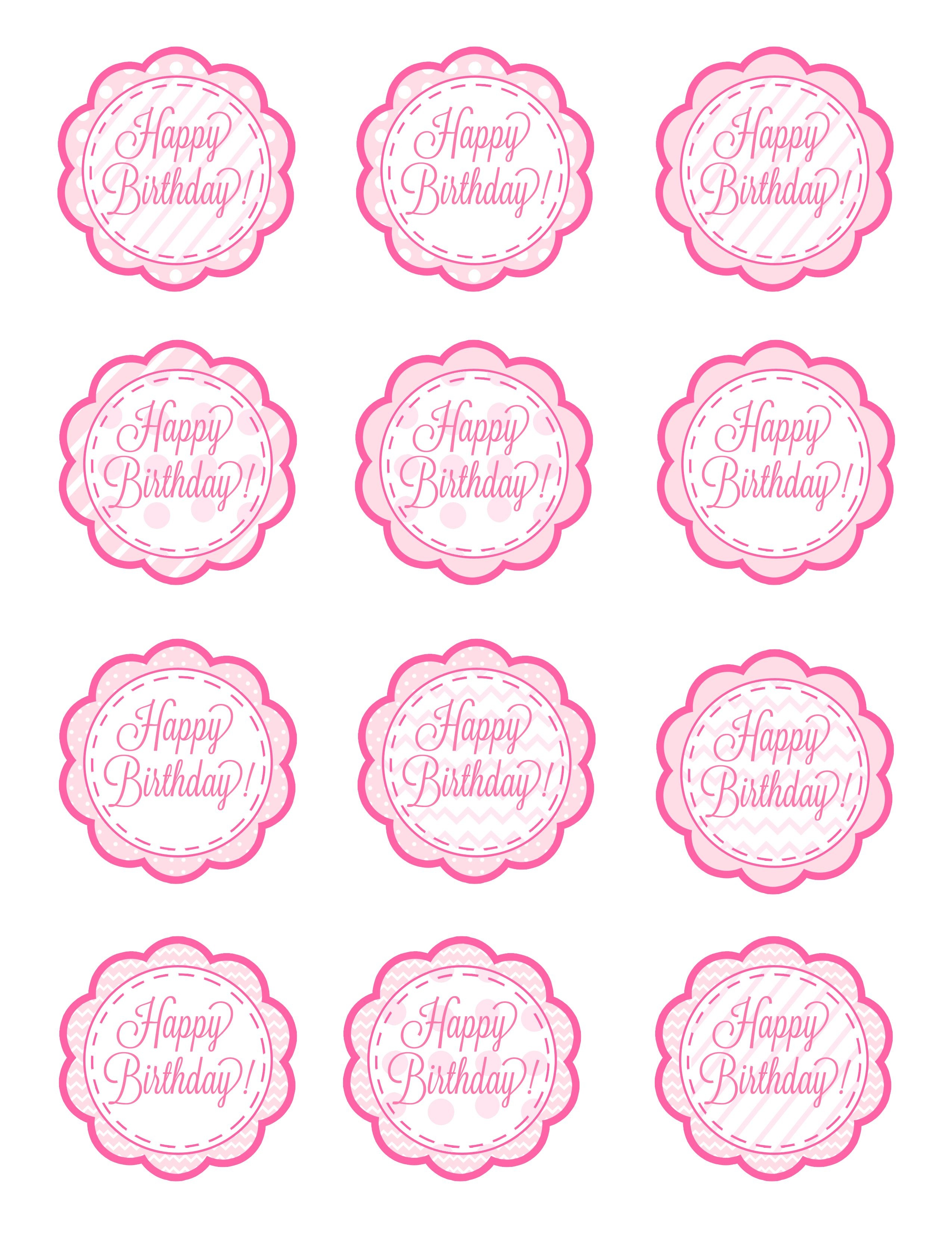 American Girl Free Cupcake Toppers Printable | These Could Also - Baptism Cupcake Toppers Printable Free