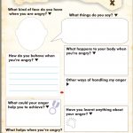 Anger Map Kids Worksheet Free Printable | Anger Management   Free Printable Anger Management Activities
