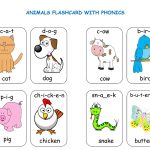 Animal Flashcards With Phonics Worksheet   Free Esl Printable   Free Printable Animal Cards