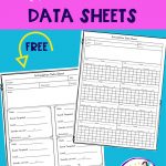 Articulation Data Sheets  Free Printable | Dabbling With   Free Printable Data Sheets