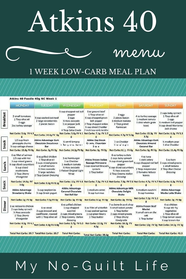 Free Printable Atkins Diet Plan Printable Free Templates Download