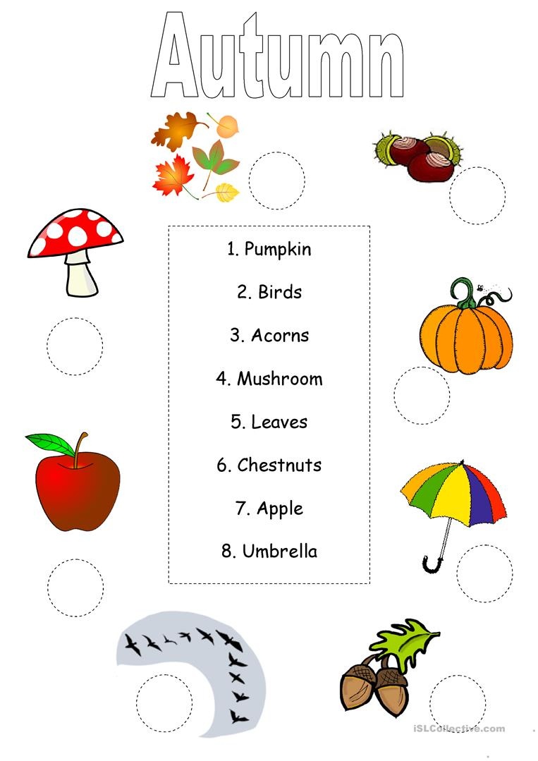 Free Printable Autumn Worksheets Free Printable