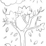 Autumn Tree Coloring Page | Free Printable Coloring Pages   Tree Coloring Pages Free Printable