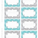 Ava Modern Chevron Candy Buffet Food Mailing Labels Cards. Printable   Free Printable Candy Buffet Labels Templates