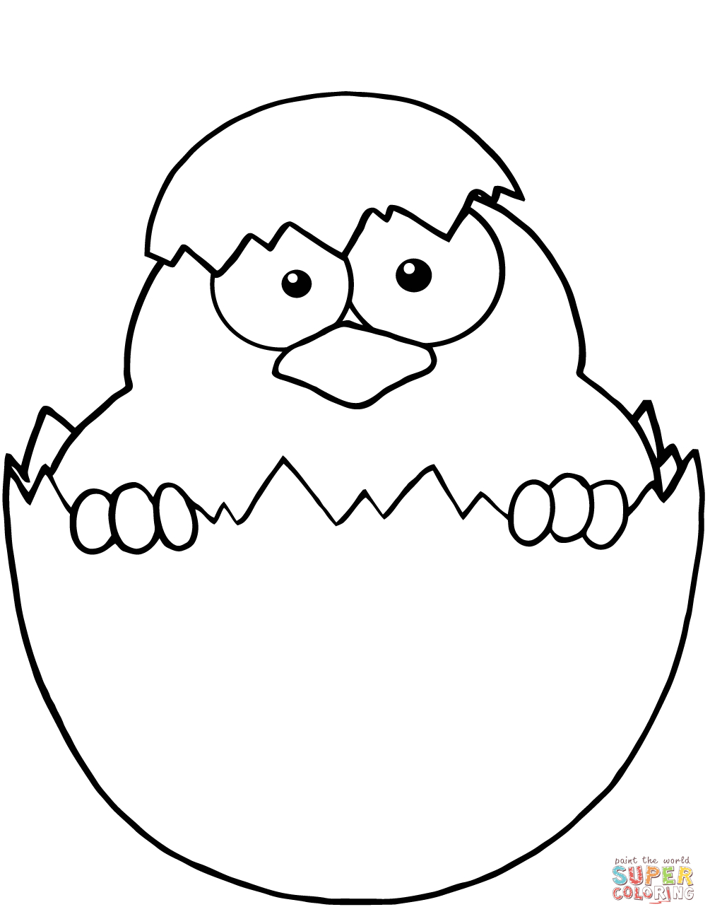 Baby Chicks Coloring Pages | Free Printable Pictures - Free Printable Easter Baby Chick Coloring Pages