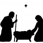 Baby Jesus Silhouette | Nativity Silhouette Clip Art | + Black   Free Printable Nativity Silhouette