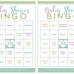 Baby Shower Bingo   A Classic Baby Shower Game That's Super Easy To Plan   Baby Bingo Game Free Printable