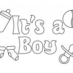 Baby Shower Coloring Pages For Boy | Careersplay | Baby Shower   Free Printable Baby Shower Coloring Pages