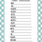 Baby Shower Games Word Scramble | Baby Shower Ideas | Free Baby   Free Printable Baby Shower Word Scramble