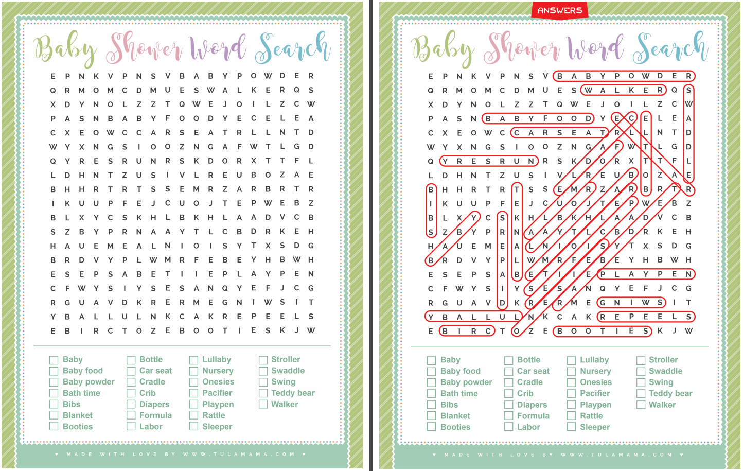 Baby Shower Word Search - A Top Ranked Baby Shower Game That&amp;#039;s Easy - Free Printable Baby Shower Word Search