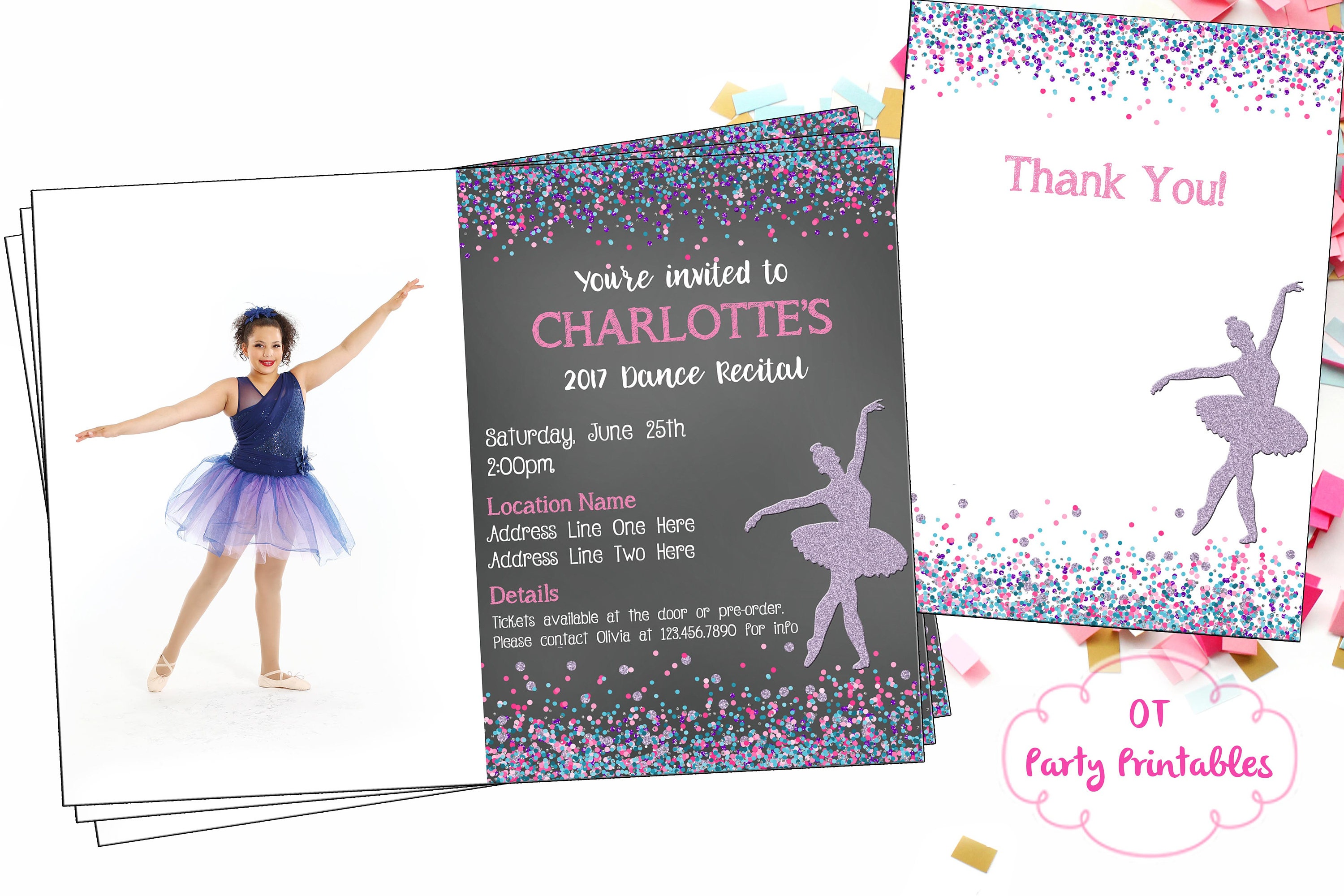 Free Printable Dance Recital Cards Free Printable