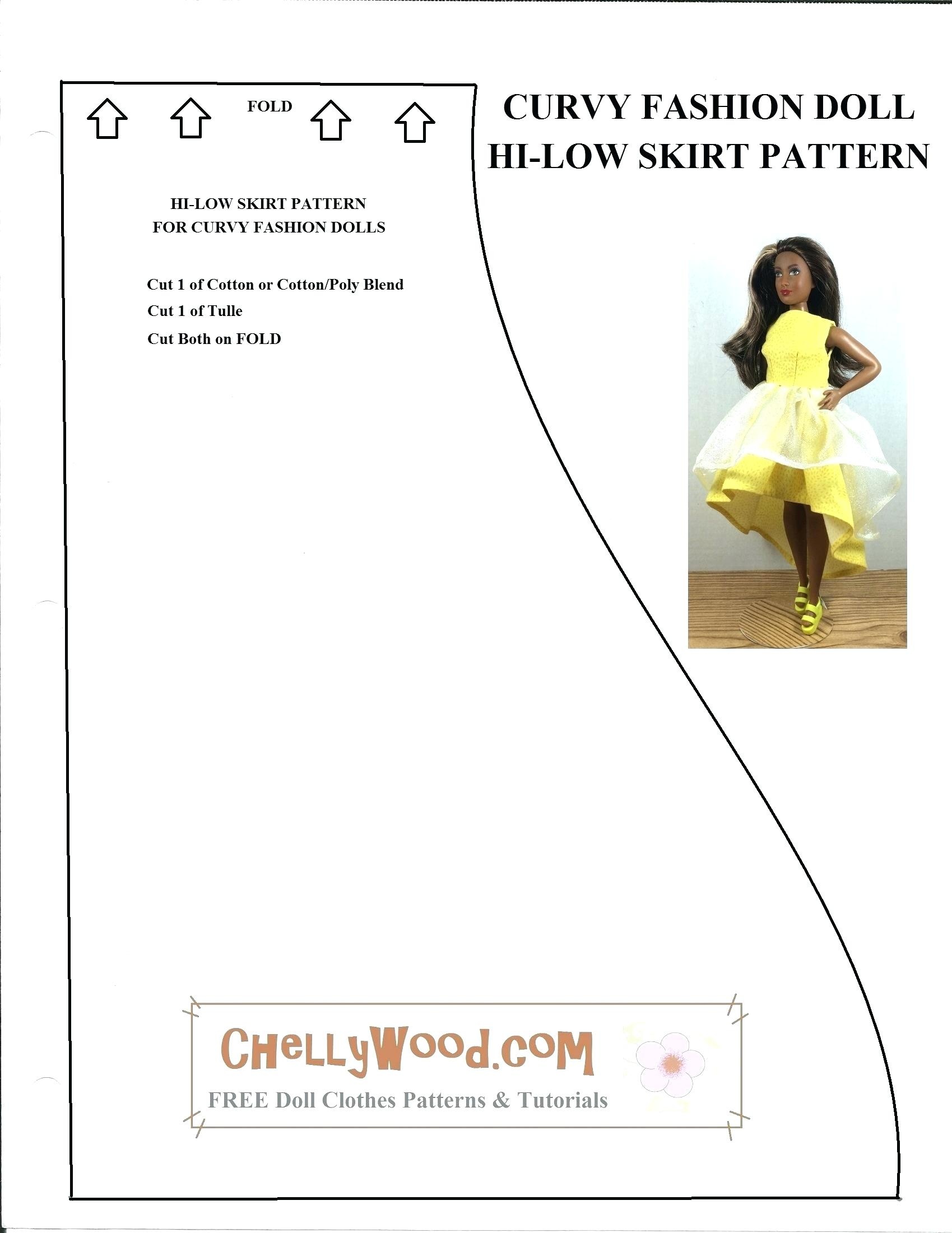 Barbie Dress Patterns Free Printable Pdf | Saddha - Free Printable Sewing Patterns Pdf