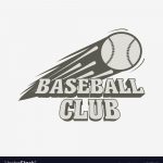 Baseball Logo Badge Or Label Template Baseball Vector Image   Free Printable Baseball Logos