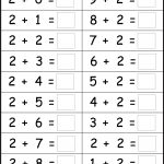 Basic Addition Facts – 8 Worksheets / Free Printable Worksheets   Free Printable Addition Chart