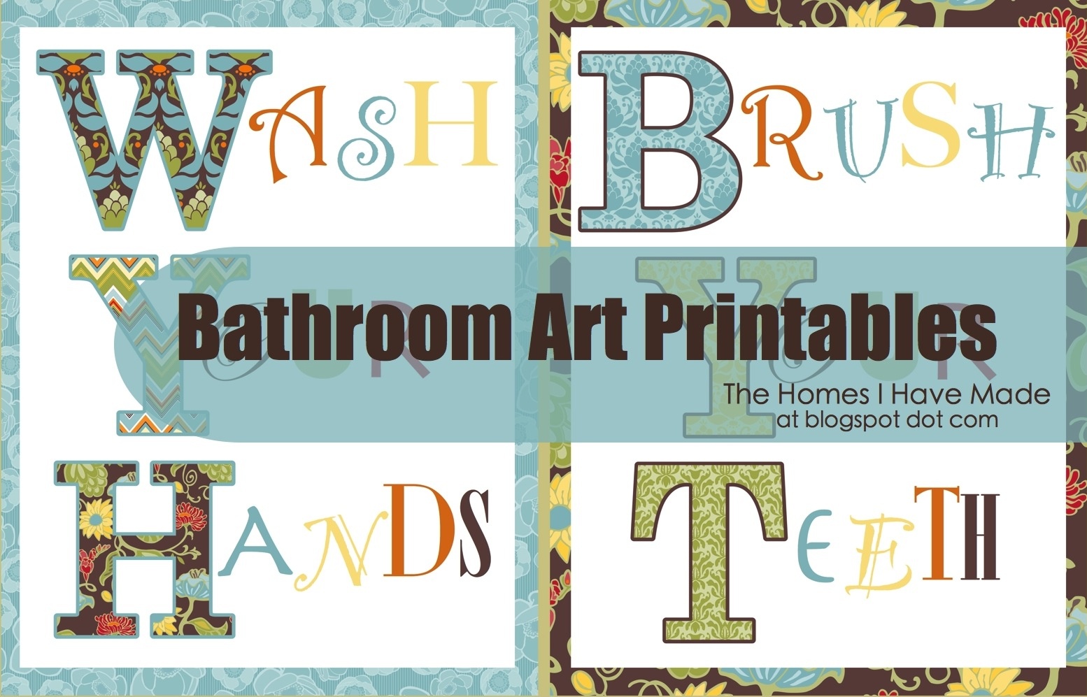 Bathroom Wall Art Printables The Homes I Have Made, Printable Wall - Free Printable Wall Art For Bathroom