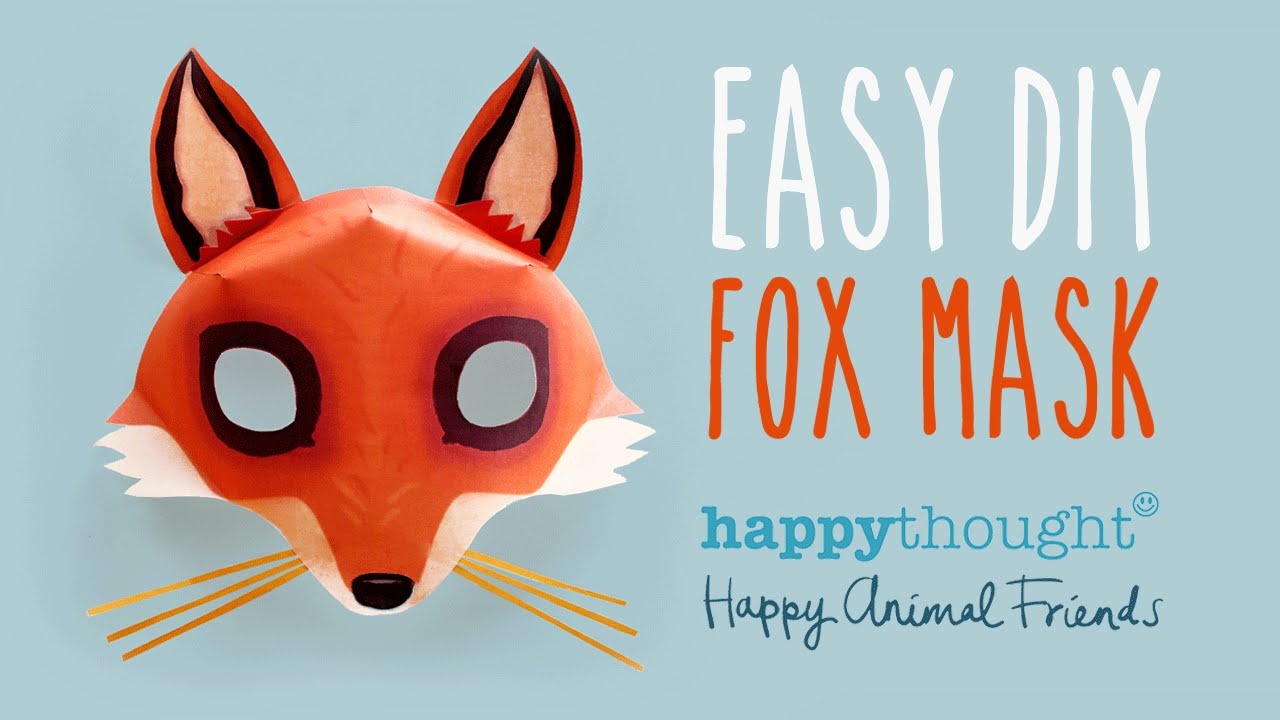 Be A Fox In 5 Minutes - Try Our Free Easy Fox Mask Template! - Free Printable Paper Masks
