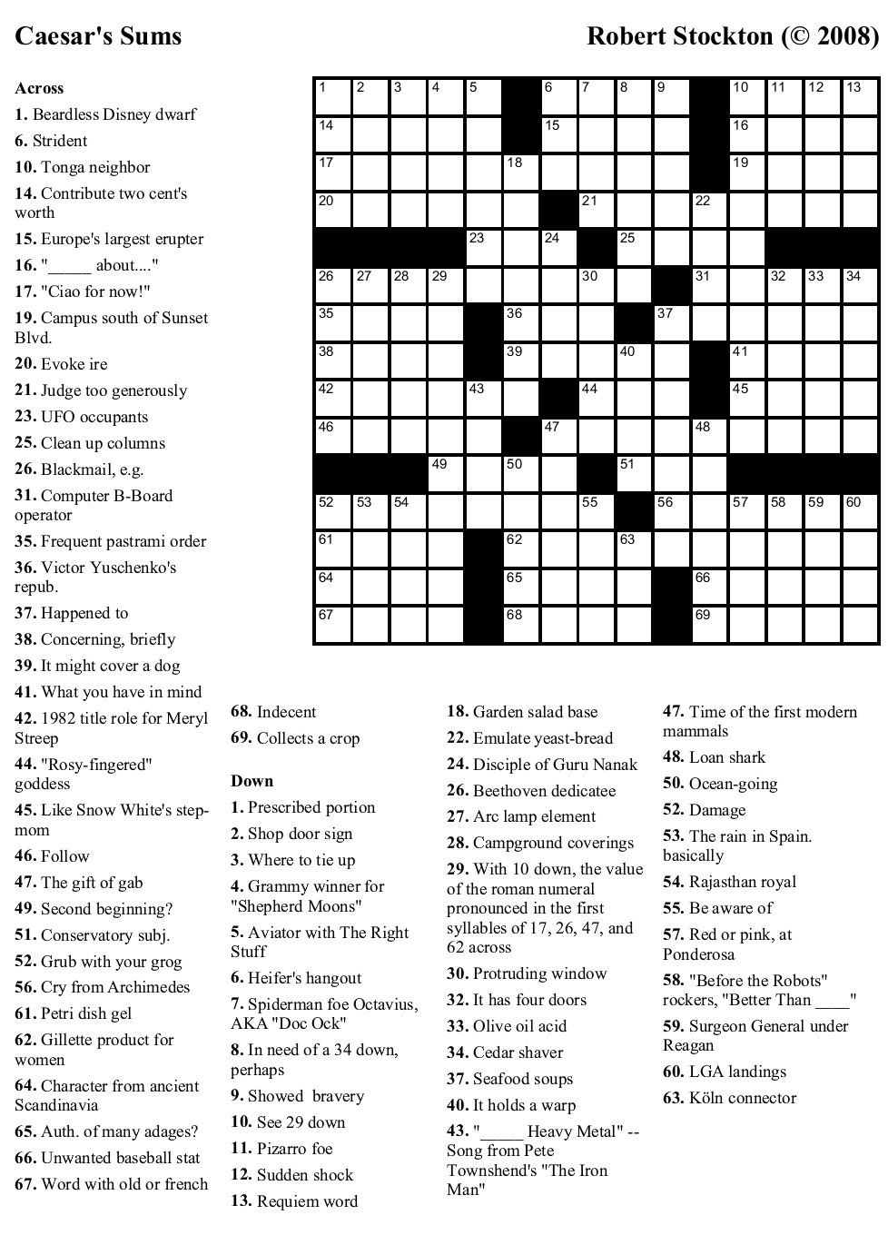 Beekeeper Crosswords - New York Times Crossword Printable Free