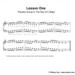 Beginner Piano Lesson Book   Free Printable Sheet Music For Piano Beginners Popular Songs