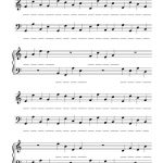Beginning Piano Note Recognition Worksheet | Music Worksheets   Beginner Piano Worksheets Printable Free