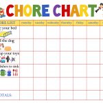 Behaviour Charts For 6 Year Olds | Kiddo Shelter | Printable Reward   Free Printable Job Charts For Preschoolers