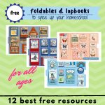 Best 12 Free Foldables & Lapbooks Printables For Homeschooling   Free Printable Lapbook Templates