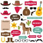 Best 50+ Western Photo Booth Props Printables   Freshomedaily   Free Printable Western Photo Props
