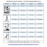 Best Butt Workouts For Women   Free Printable 12 Week Butt Workout Plan   Free Printable Gym Workout Routines