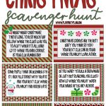 Best Ever Christmas Scavenger Hunt   Play Party Plan   Free Printable Christmas Hidden Picture Games