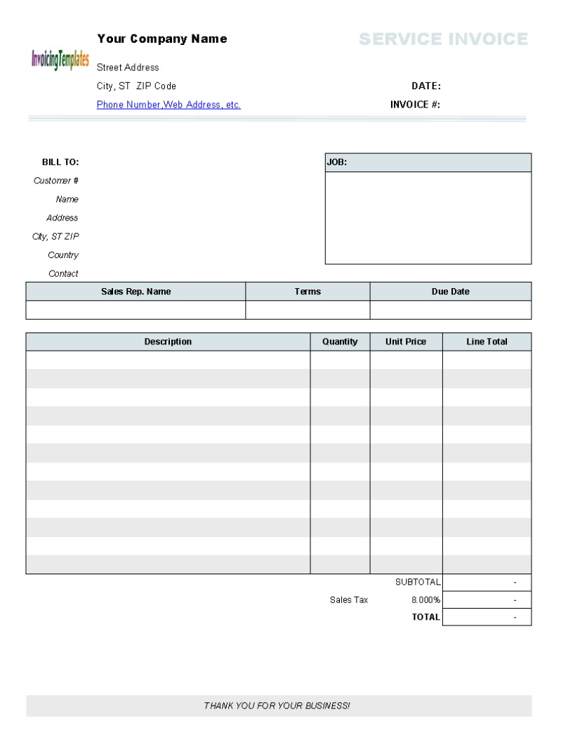 Billing Invoices Free Printable Invoice Forms Templates Blank Design - Free Bill Invoice Template Printable