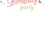 Birthday Party #invitation Free Printable | Images | Free Birthday   Free Printable Birthday Invitation Cards Templates