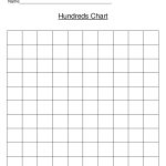 Blank 100 Chart | Blank Hundreds Chart | For The Kidos   Free Printable Blank 1 120 Chart