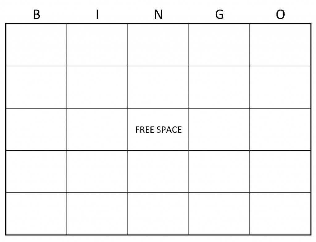 Blank Bingo Cards | Blank Bingo Card Template - Free Printable Blank Bingo Cards