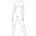 Blank Body Sketch At Paintingvalley | Explore Collection Of   Free Printable Fashion Model Templates
