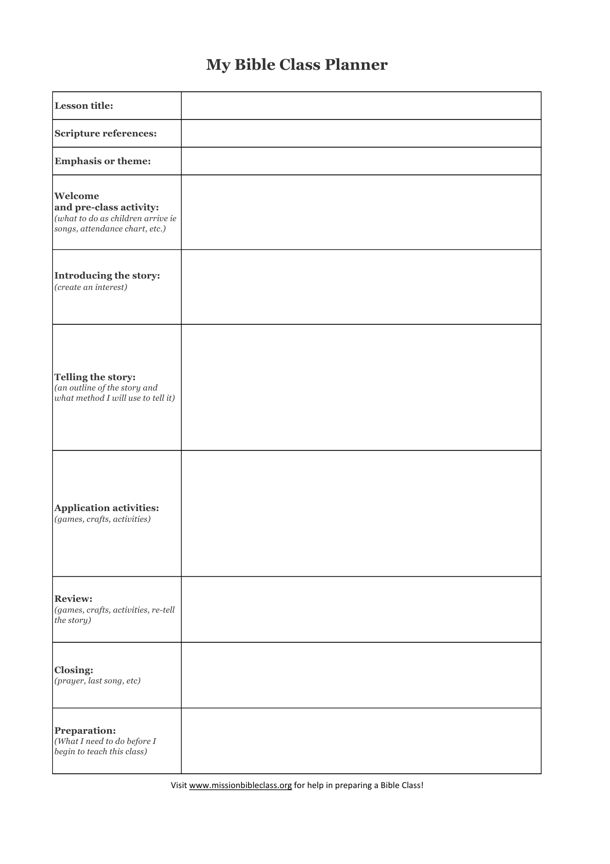 Free Printable Sunday School Lessons For Teens Free Printable