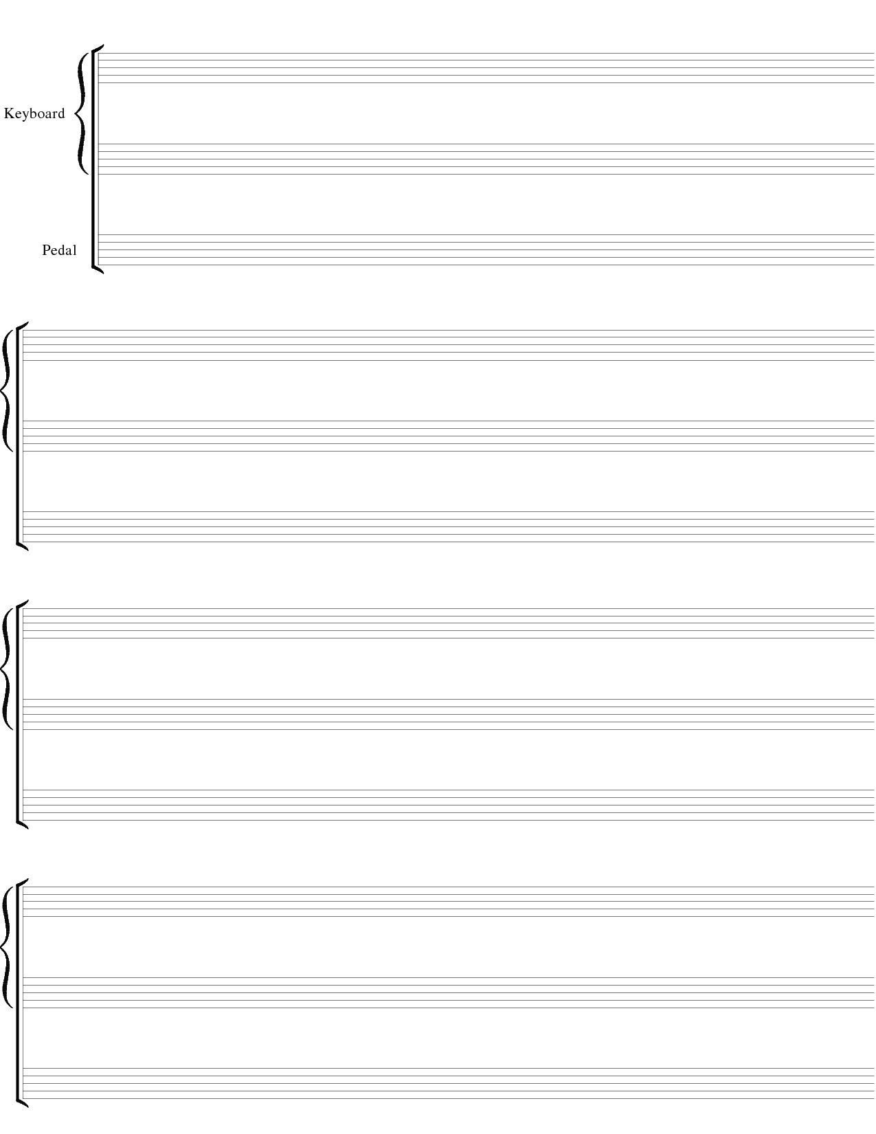 Blank Sheet Music Png &amp;amp; Free Blank Sheet Music Transparent - Free Printable Music Staff