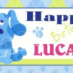 Blues Clues Personalized Birthday Banner With Free Printable | Etsy   Blue&#039;s Clues Invitations Free Printable