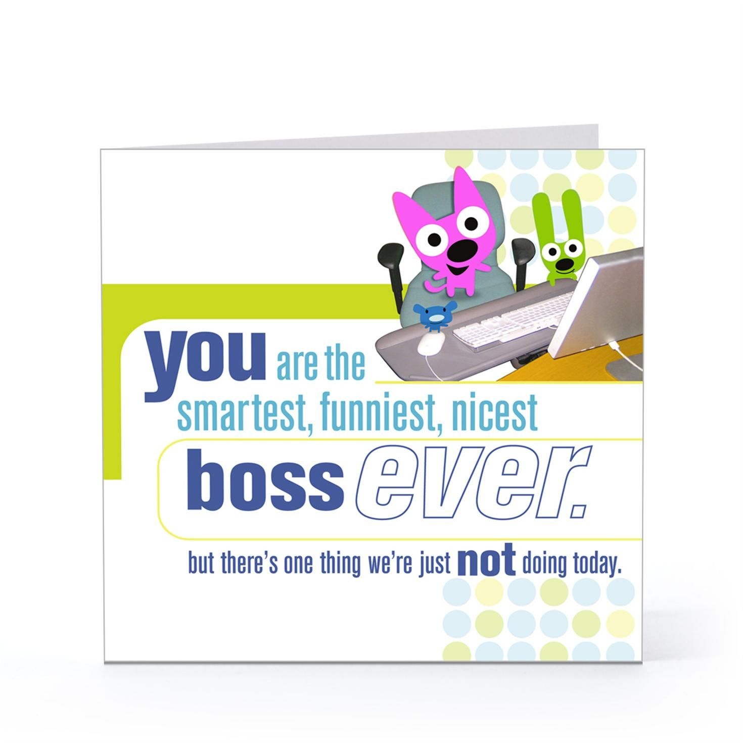 Boss Day Quotes For Facebook | Happy Boss Day Quotes Funny | Boss - Boss Day Cards Free Printable