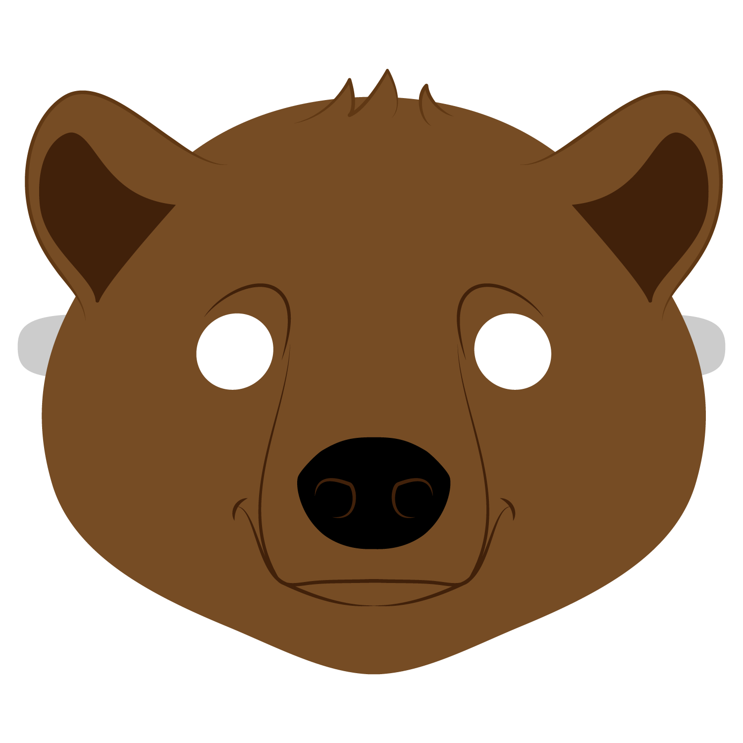 Free Printable Bear Mask Free Printable