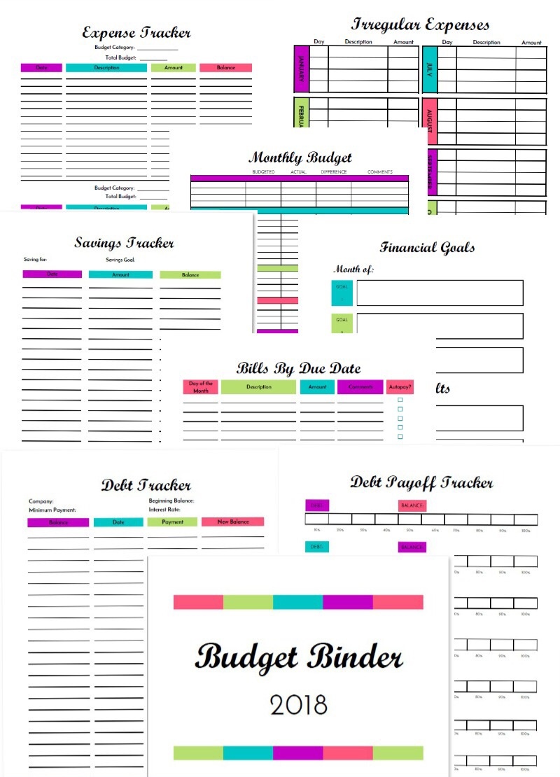Budget Printables - Simply Unscripted - Free Printable Budget Binder Worksheets