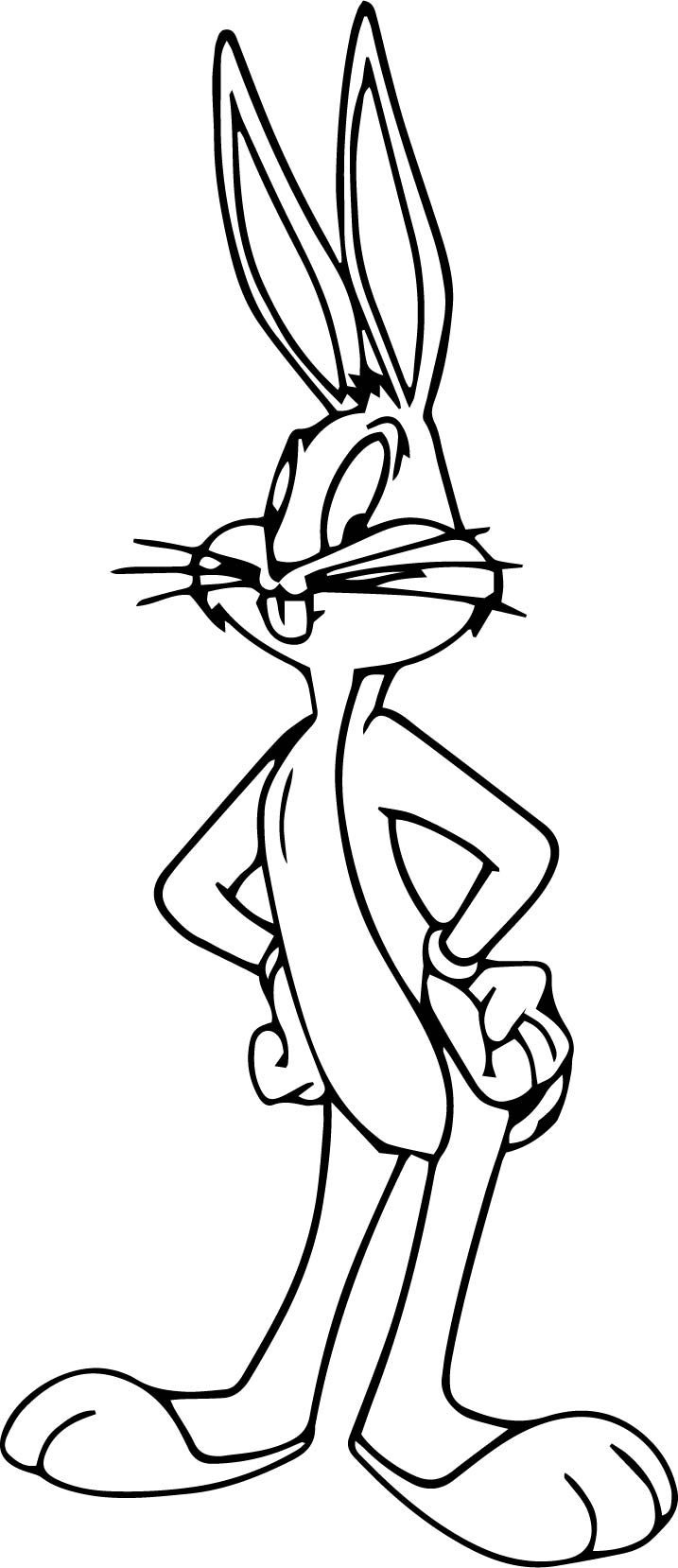 Bugs Bunny Coloring Page | Wecoloringpage | Bunny Coloring Pages - Free Printable Bugs Bunny Coloring Pages