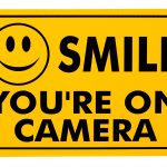 Buy Smile You're On Camera Rust Free Outdoor Waterproof Fade   Free Printable Smile Your On Camera