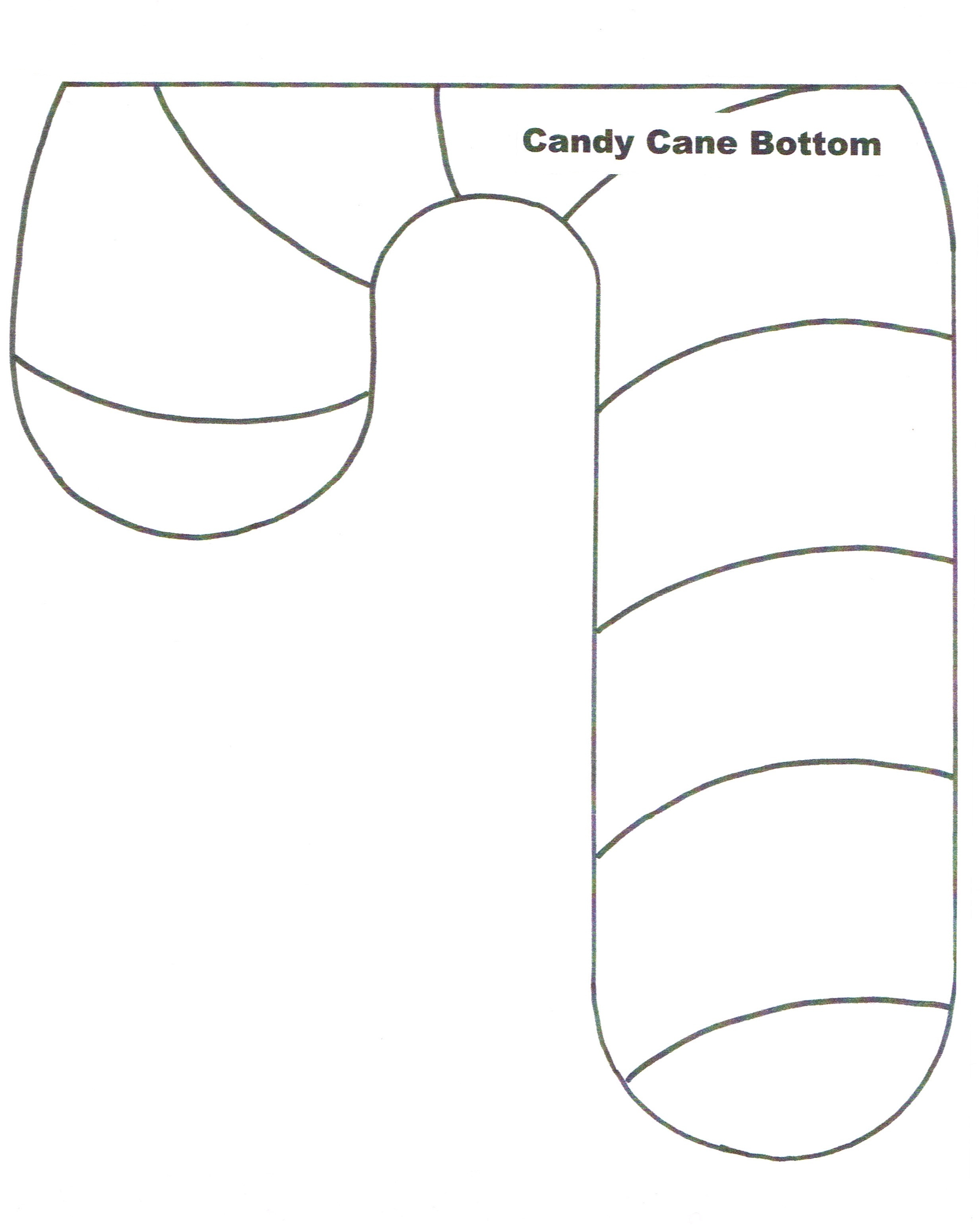 Candy Cane Template | Madinbelgrade - Free Candy Cane Template Printable